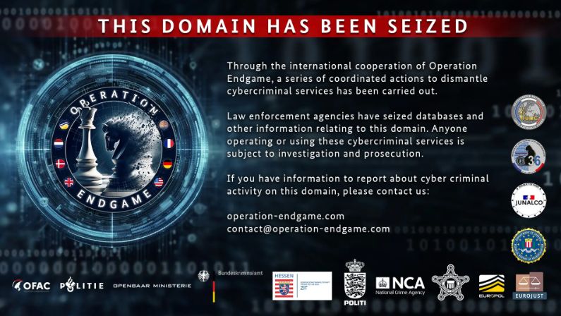 This domain has been seized notification