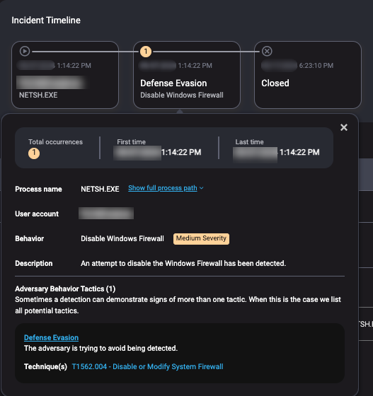 One of your endpoints has a Medium Severity alert for Disable Windows Firewall